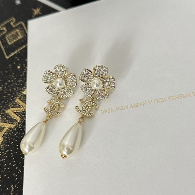Ch*el earrings